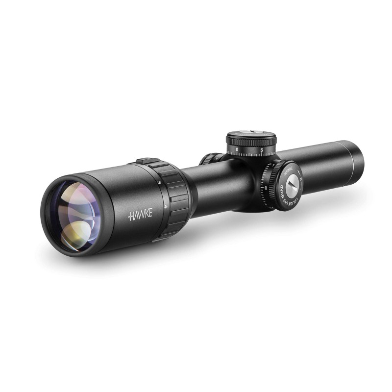 LUNETTE HAWKE ENDURANCE 30 WA 1-4x24 TACTICAL DOT RÉTICLE IR