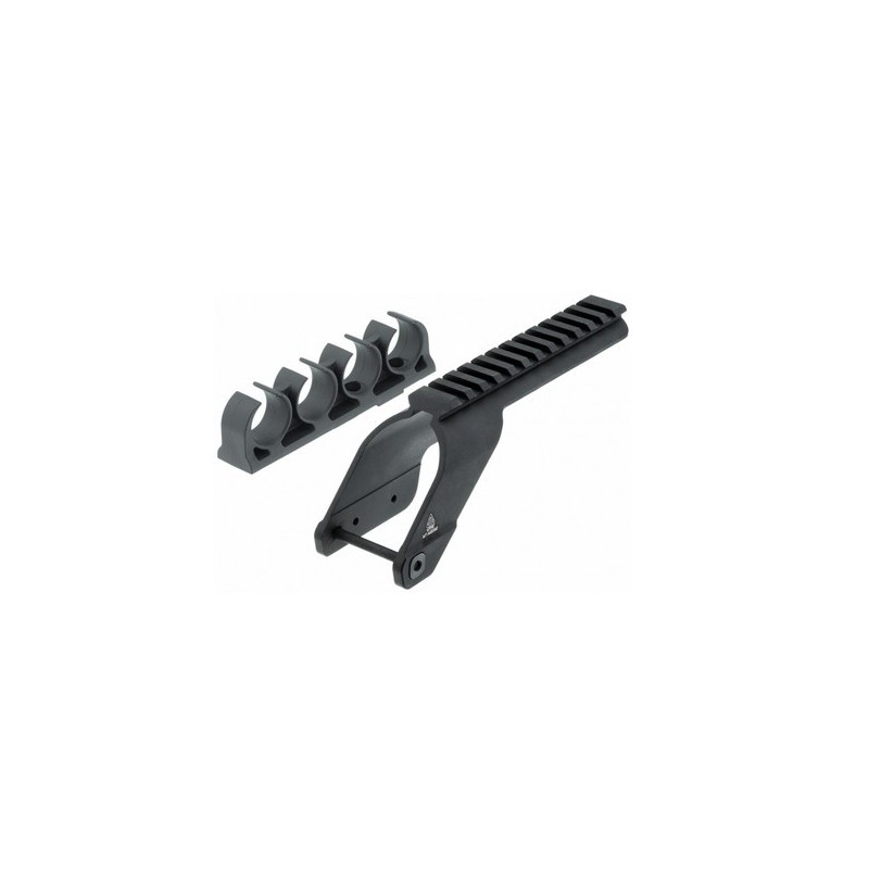 Rail Picatinny et porte cartouches pour Maverick 88 / Mossberg 500 - 590 - UTG
