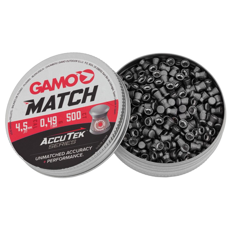 Plombs Gamo Match Accutek 500 - 4.5mm