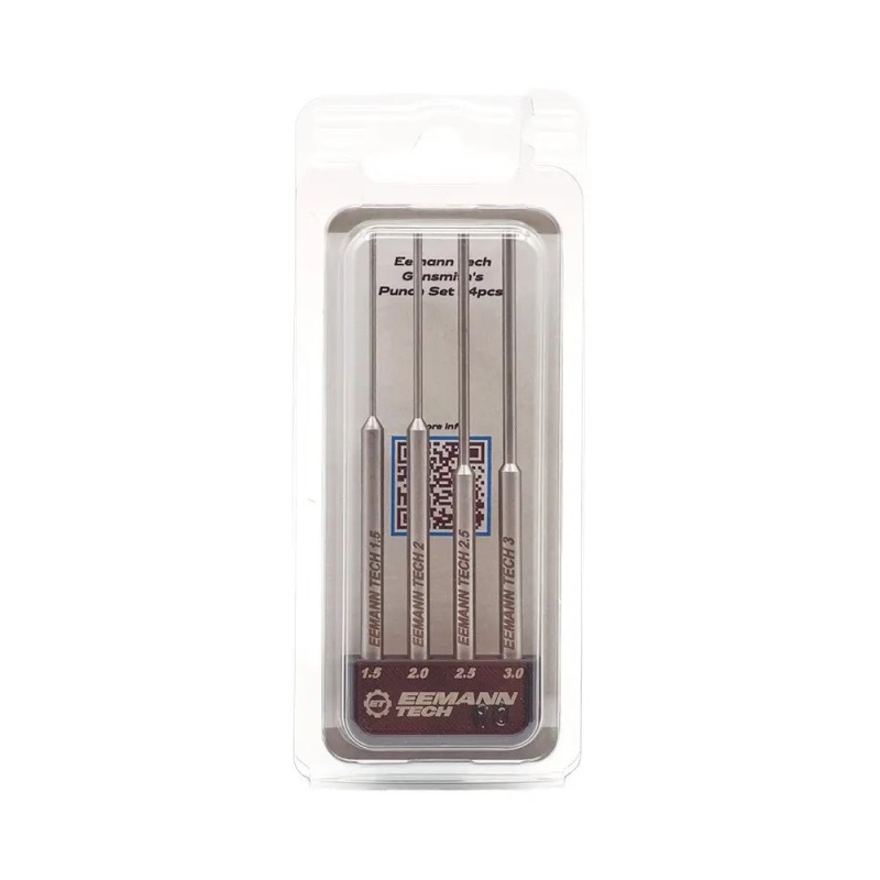 Eemann Chasses Goupilles Armurier Tech Gunsmith's Punch Set - 4pcs.