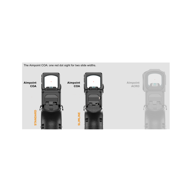 Pistolet Glock 45 FS A-Cut Combo Aimpoint COA - Vente en ligne