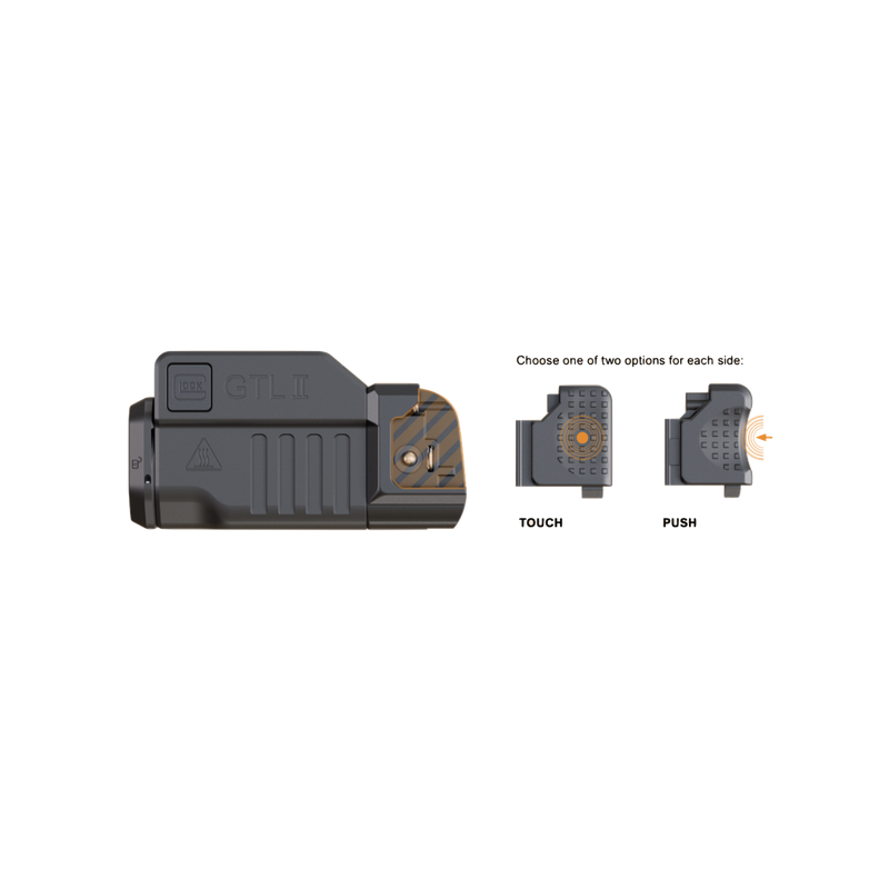 Lampe Glock GTL II LED 01 Set - Lampe Tactique pour Pistolet