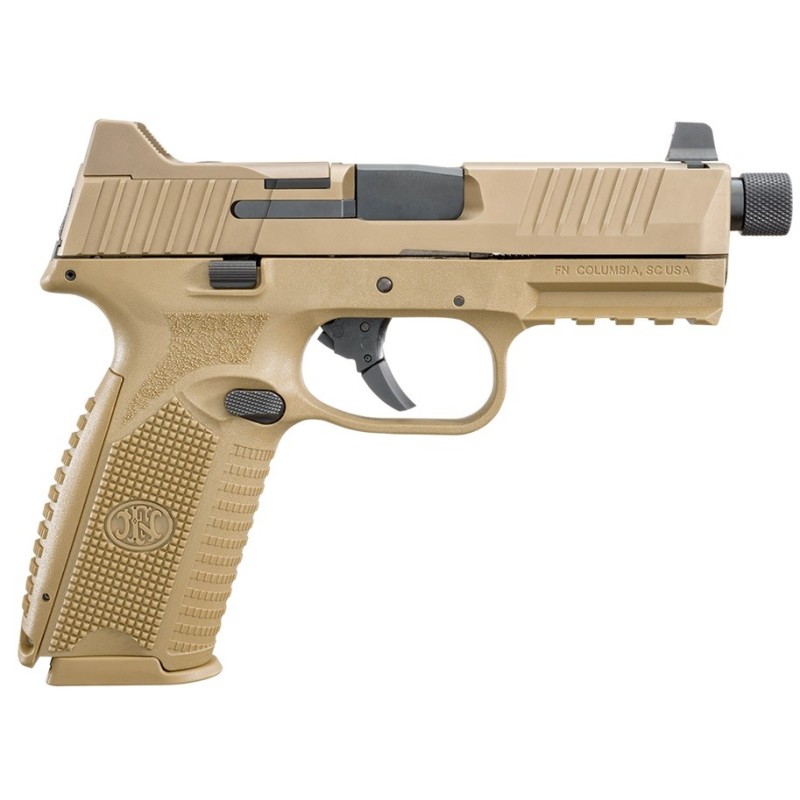 Pistolet FN 509 Tactical FDE 9x19 Fileté Optic Ready - FN Herstal