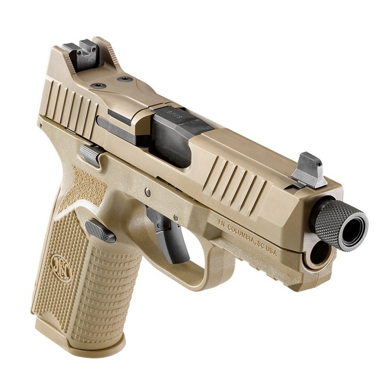 Pistolet FN 509 Tactical FDE 9x19 Fileté Optic Ready - FN Herstal