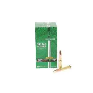Munitions Fiocchi .300 BLK Subsonic 200 Gr RNCP - Tir Tactique