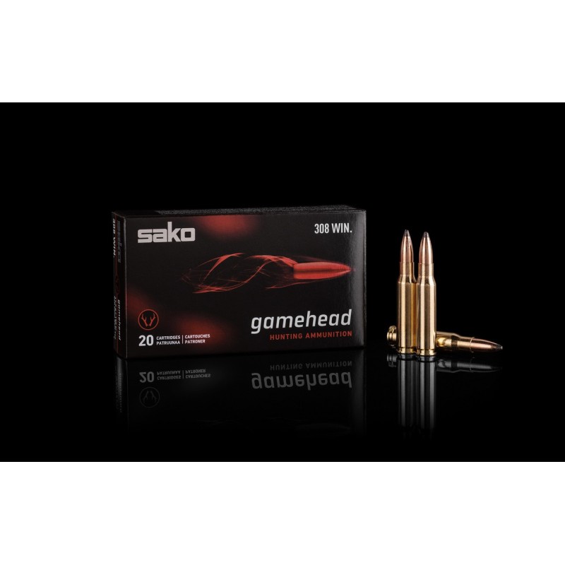 Cartouches SAKO .308 Win 150 gr Gamehead SP - Boîte de 20