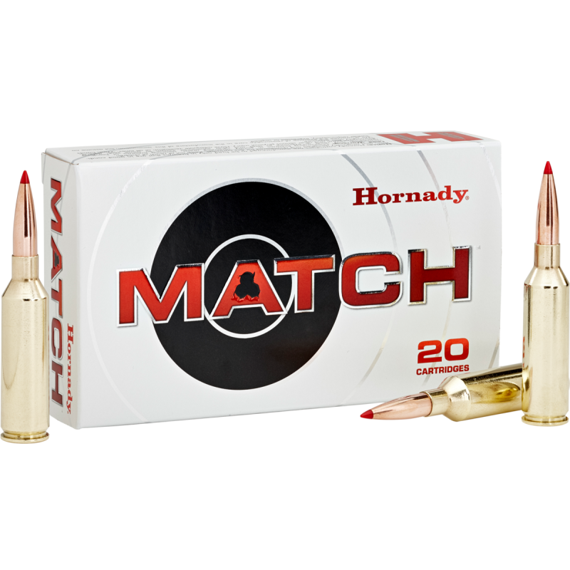 Cartouches HORNADY Calibre 6,5 CREEDMOOR ELD MATCH - 120grs