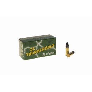 Cartouche Remington 22lr Thunderbolt 40gr RN - Boîte de 50