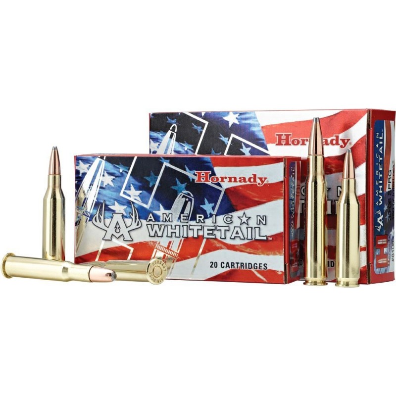 Cartouches HORNADY InterLock RN WHITETAIL - 30-30 WIN - 150grs