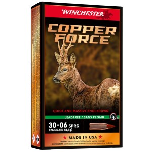 Cartouche Winchester 30-06 Sprg Copper Force 125 gr Boîte de 20