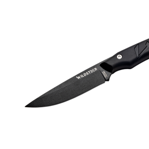 Couteau Wildsteer Troll Noir Lame Epoxy Étui Kydex - Neuf