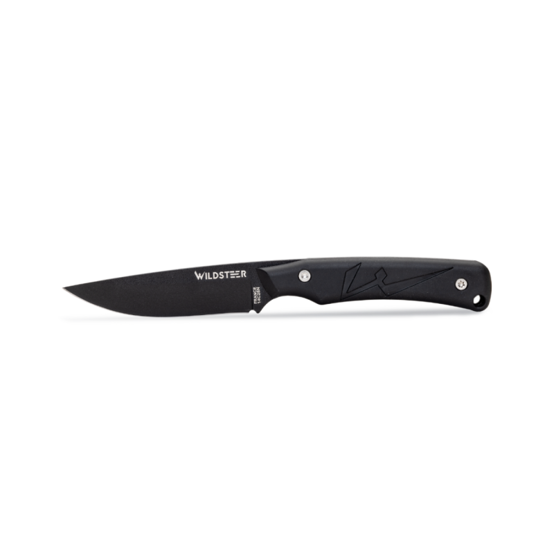 Couteau Wildsteer Troll Noir Lame Epoxy Étui Kydex - Neuf