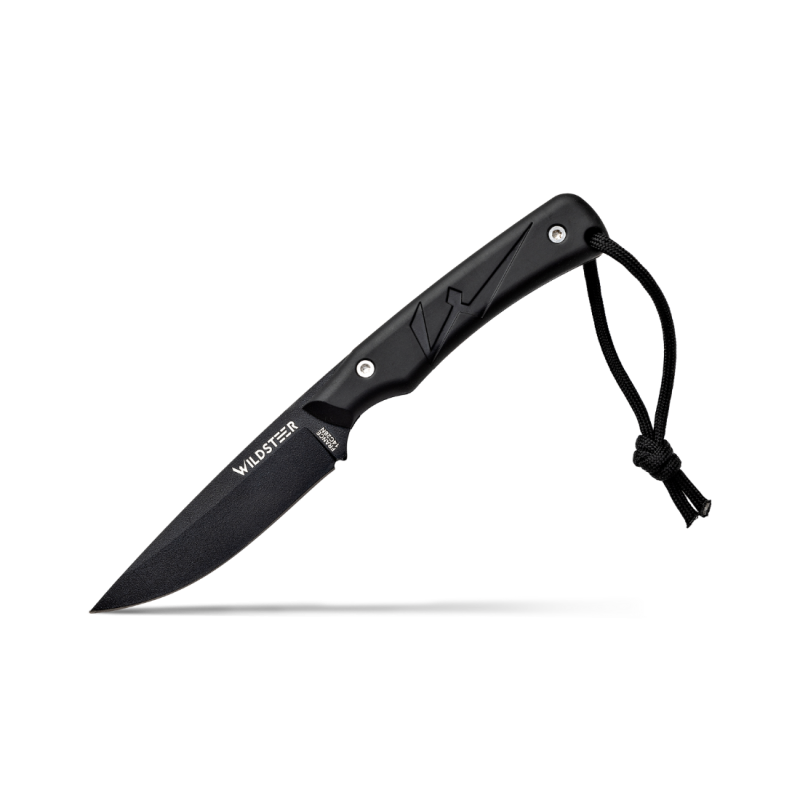 Couteau Wildsteer Troll Noir Lame Epoxy Étui Kydex - Neuf