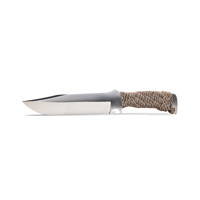 Couteau Wildsteer TX Bowie Paracorde Desert Camo Lame Brossée