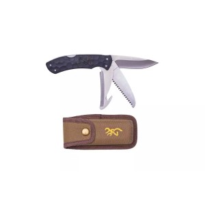 BROWNING - COUTEAU PRIMAL KODIAK 3 LAMES PLIANTES AVEC ÉTUIS