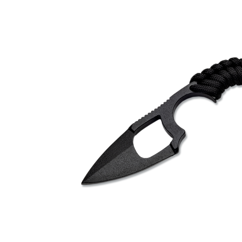 Couteau Wildsteer Krill Paracorde Noire Lame Epoxy Évidée - Neuf