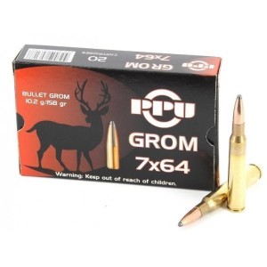 Cartouches PPU 7x64 BULLET GROM 158grs 
