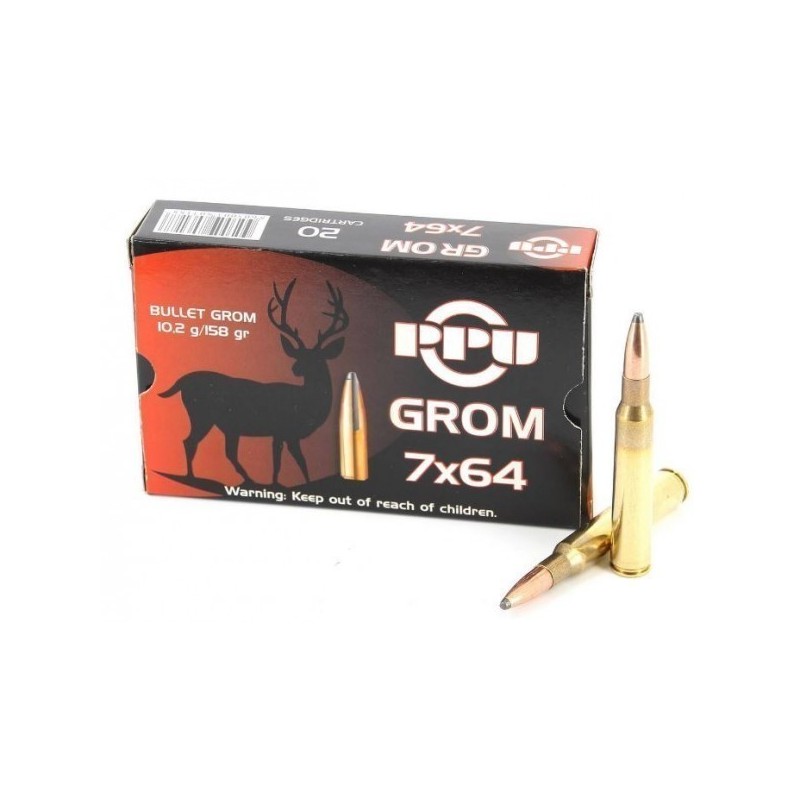 Cartouches PPU 7x64 BULLET GROM 158grs 