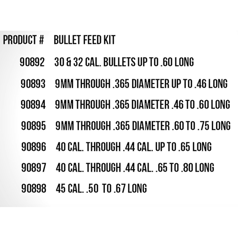 DISTRIBUTEUR D'OGIVES  POUR PRESSE LEE - BULLET FEEDER 9mm
