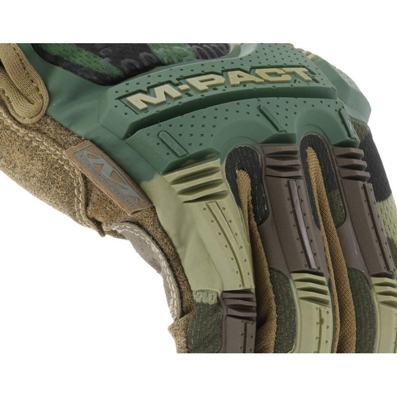 Gants M-Pact Woodland Camo Mechanix Wear - Protection Tactique