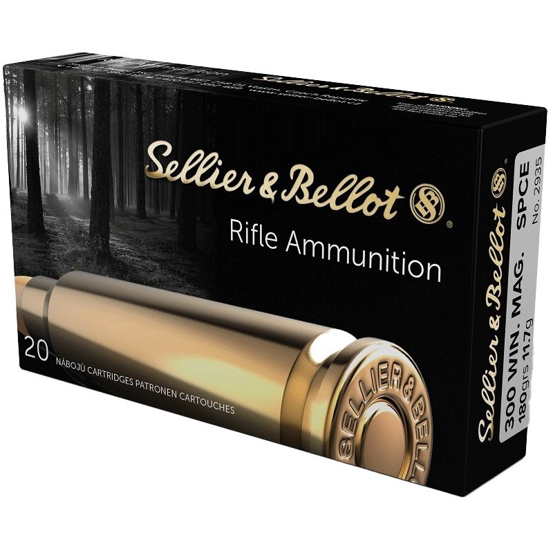 Cartouches Sellier & Bellot .300 Win. Mag. SPCE 11,7g - Munitions