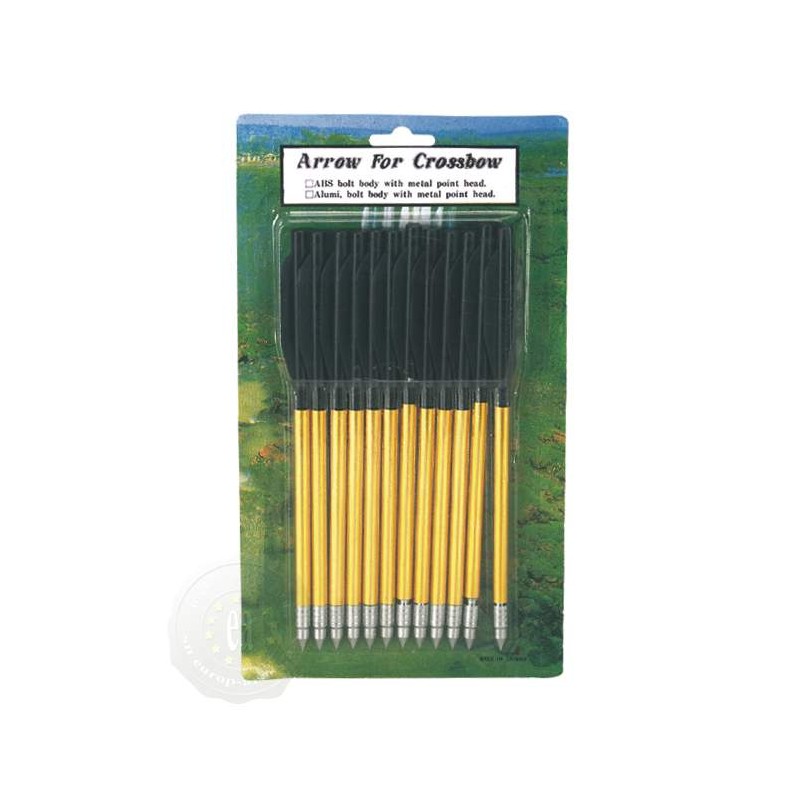 12 FLÉCHETTES 6.5'' POUR PISTOLETS ARBALÈTE SHOOT AGAIN