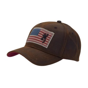 CASQUETTE BROWNING LIBERTY WAX - BRUN FONCE