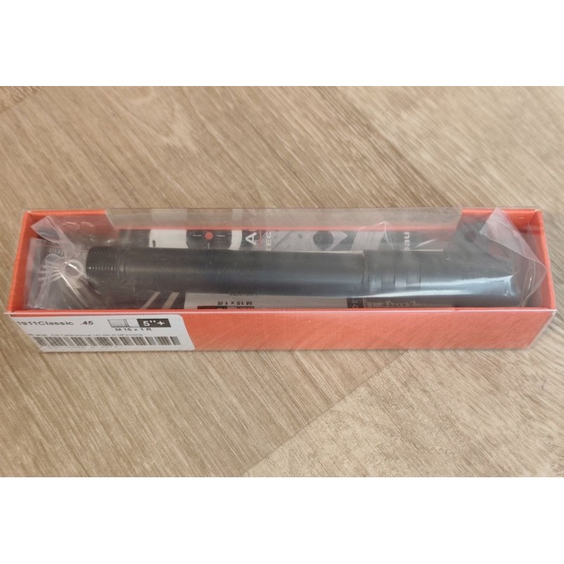 Canon pistolet 1911 cal. 45 ACP 142 mm  fileté M15x1R / IGB AUSTRIA