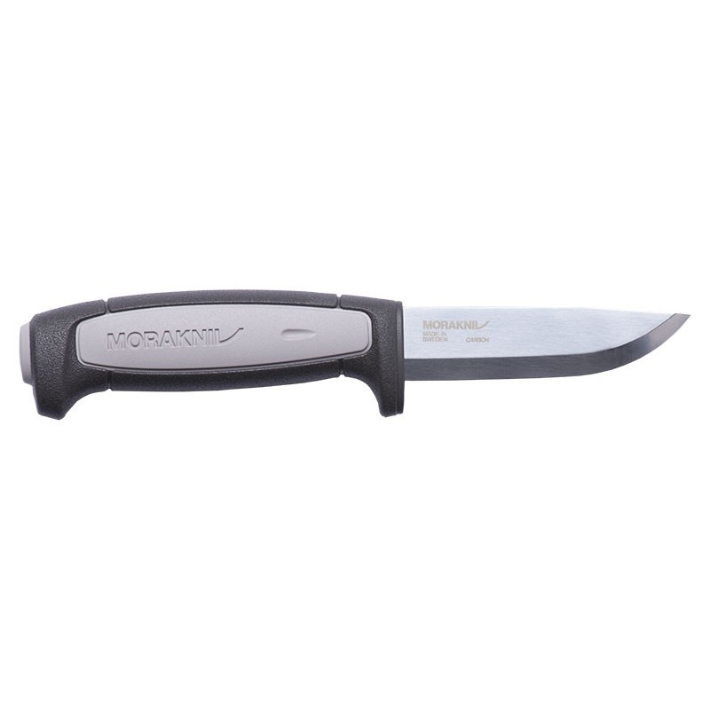 Couteau Morakniv Robust Gris Lame Carbone 91mm Manche Polymère