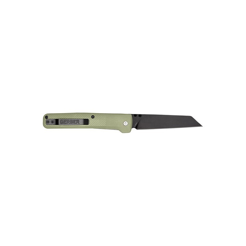 Couteau pliant Gerber Pledge Lichen Green - EDC robuste
