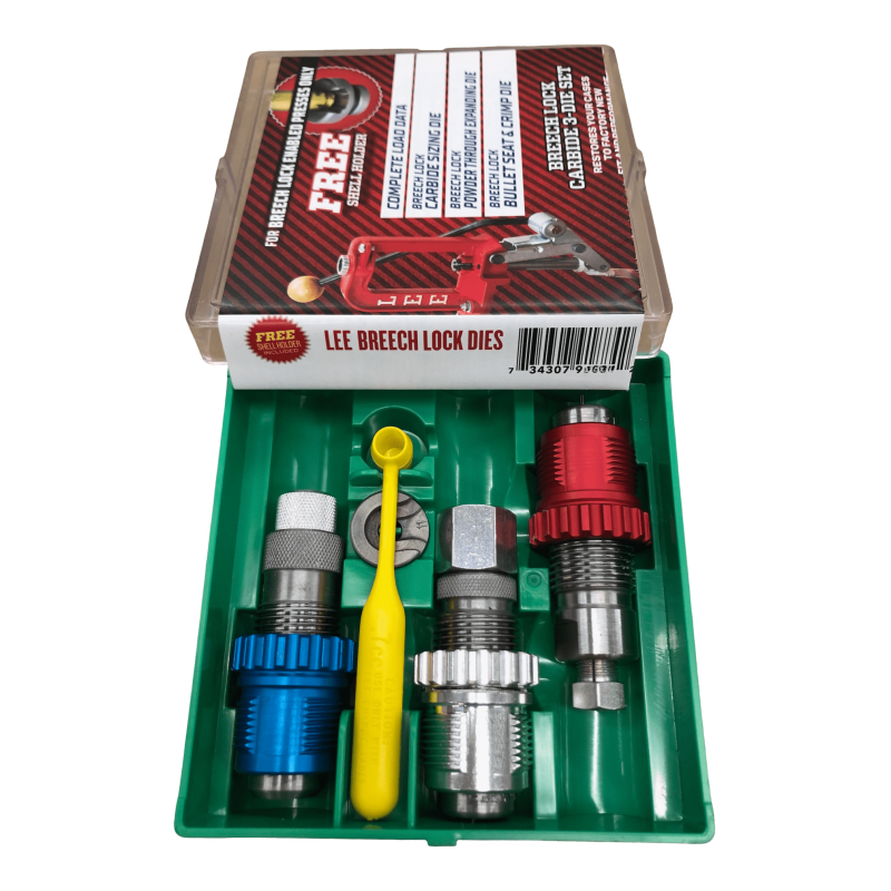 Jeu de 3 outils Lee Carbide Breech Lock - 38 SPECIAL / 357 MAG