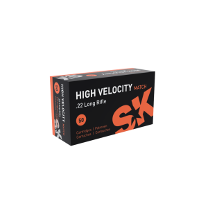 Cartouches SK HIGHT VELOCITY MATCH - Calibre: 22LR - Boite de 50 unité