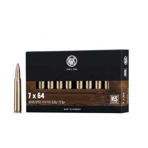 Cartouches RWS  7x64 KEGELSPITZ HUNTING  8,0g / 123gr