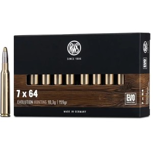 Cartouches RWS  7x64 EVOLUTION POWER BONDED  10,3g / 159gr
