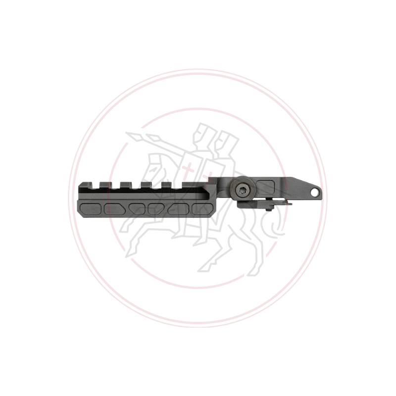 AK Alpha Mini Dot Mount Picatinny black - Midwest Industries
