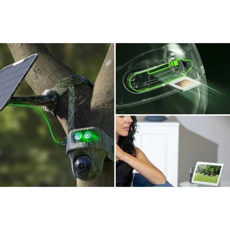 Reolink go G450 V2 – caméra 4g sans fil 360° avec vision nocturne