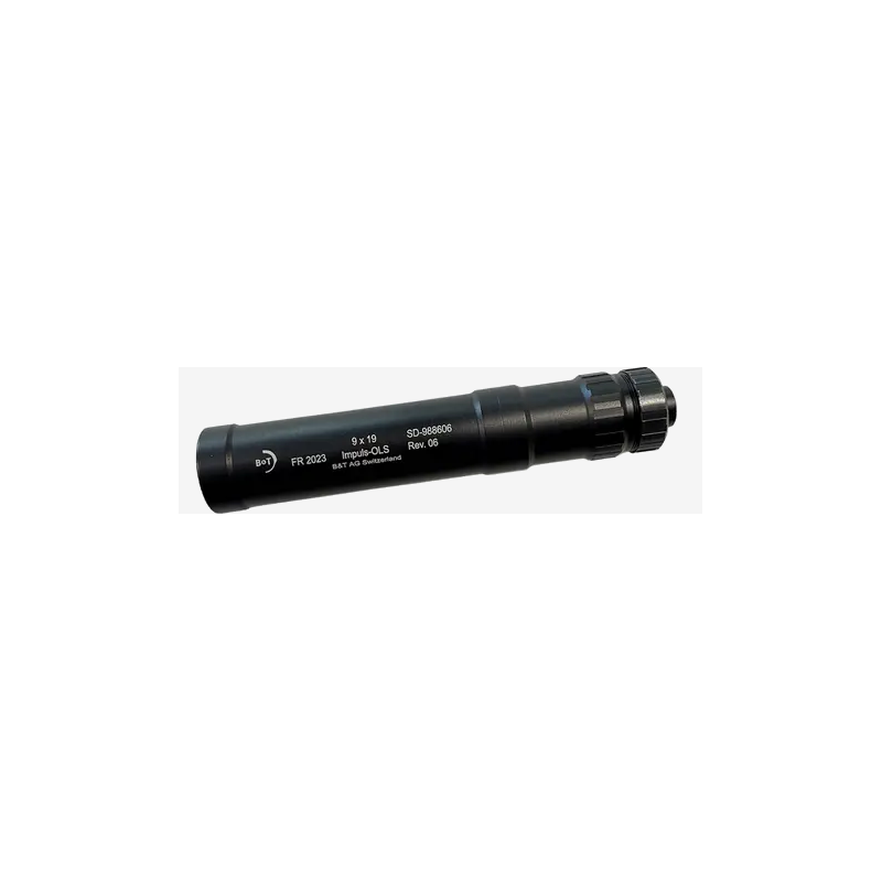 Silencieux B&T Impuls OLS 9x19 - Filetage 13.5x100LH ou 1/2x28