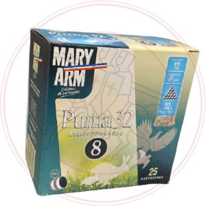Cartouches MARY ARM PUMA 32 - Cal 12/67 32gr N°8 BG X25