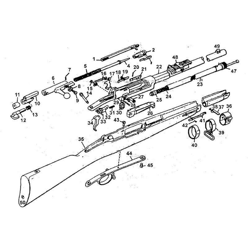 MAUSER 71-84 -EMBOUCHOIR - FORWARD BAND-  REF 36