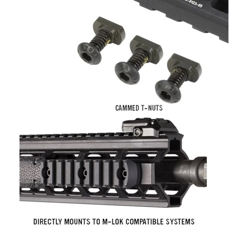 MAGPUL Rail picatinny M-LOCK aluminium 9 slots