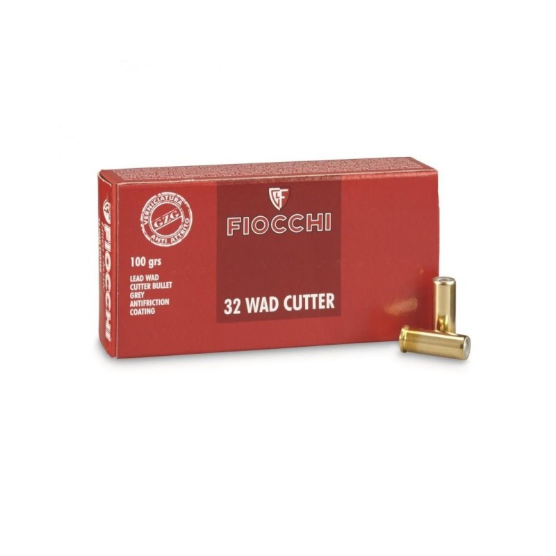 Munitions Fiocchi 32 S&W Long 100gr LWC Boîte de 50