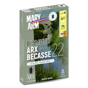 Cartouches MARY ARM Bismuth becasse ARX 22  - Cal: 20/70 - 22gr - N°8
