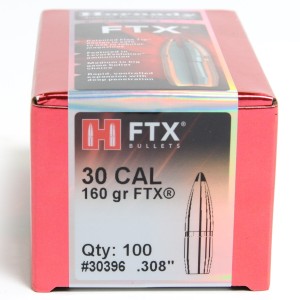 Ogives HORNADY 30 CAL 308 160gr FTX 30396