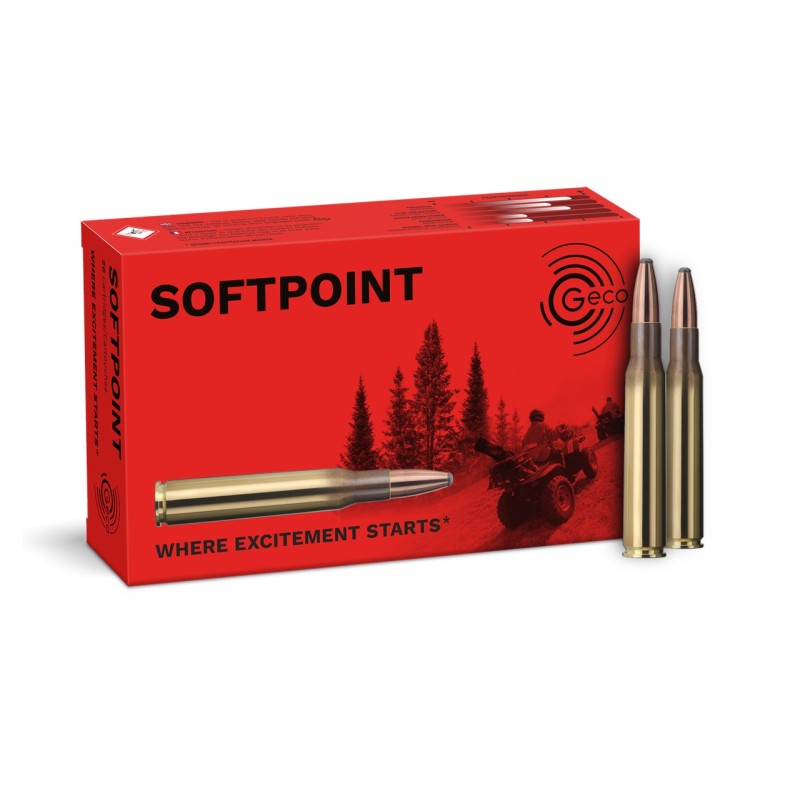 Cartouches GECO Calibre 30-06 pringfild SOFTPOINT - 170grs