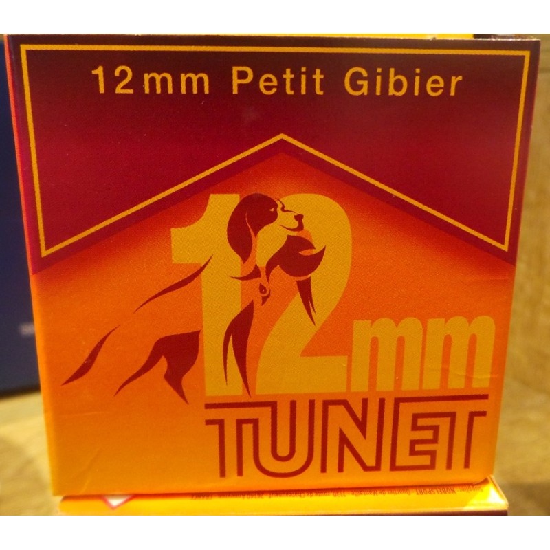 Cartouches TUNET 12 mm Petit Gibier n°8