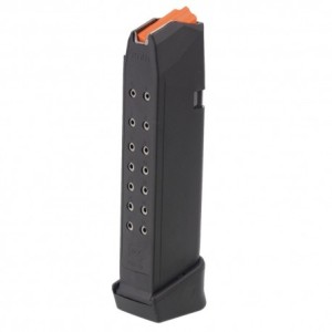 Chargeur Glock 19 Gen5 15+2 Coups 9x19 Élévateur Orange