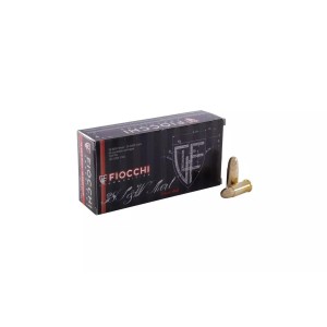 Cartouches Fiocchi .38 S&W Short 145gr FMJ - Boite de 50