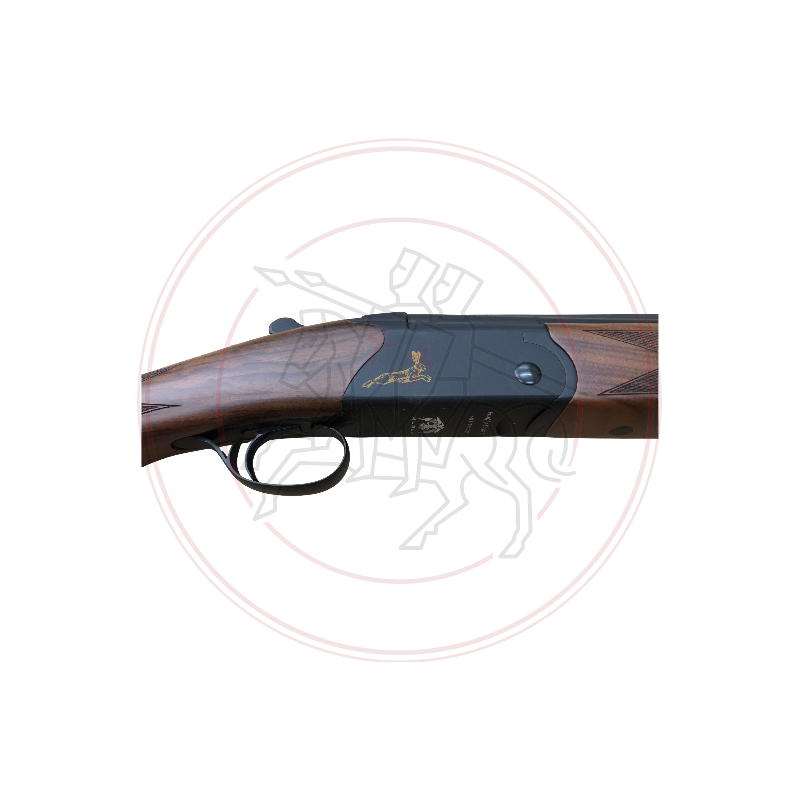 Fusil Superposé Huglu Eagle 12/76 71cm Gravure Faisan Lièvre