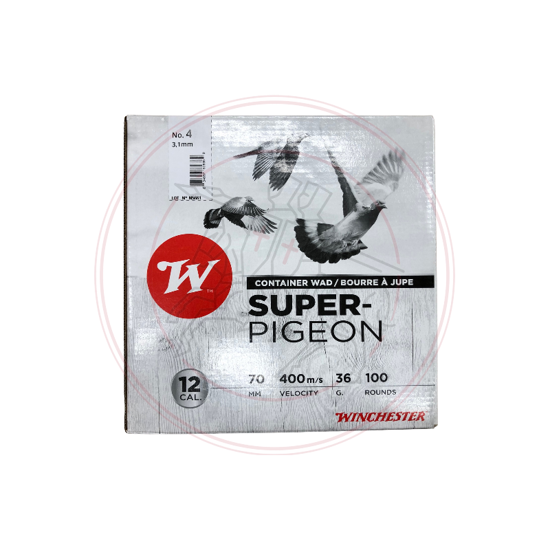 PACK CARTOUCHES WINCHESTER SUPER PIGEON - 12/70 - 36G - X100