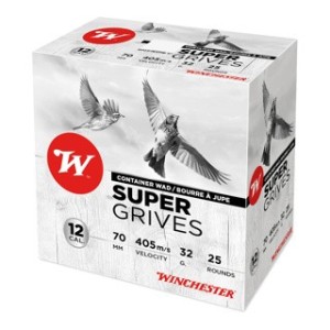 Cartouches WINCHESTER Super Grives - Cal: 12/70 - 32 grammes - BJ